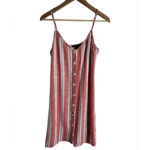 Forever 21 Red and White Striped Mini Dress